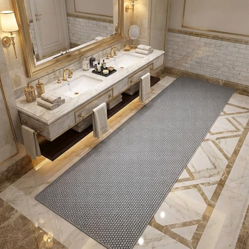 LITA Drainage Non Slip Flooring Mats Swimming Pool Bathroom Mat Anti-Fatigue PVC Mat Heavy Duty Commercial Anti Slip Floor Mats for Outdoor Balcony Garage Restaurant Sauna SPA (Gray, 1FTX6FT) - color: Grey, size: 1FTX6FT