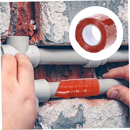 ARTIBETTER Flexible Silicone Rubber Sealant Tape for Pipe Leak Repair Sealing for Water Buckets Outdoor Use Water Operation