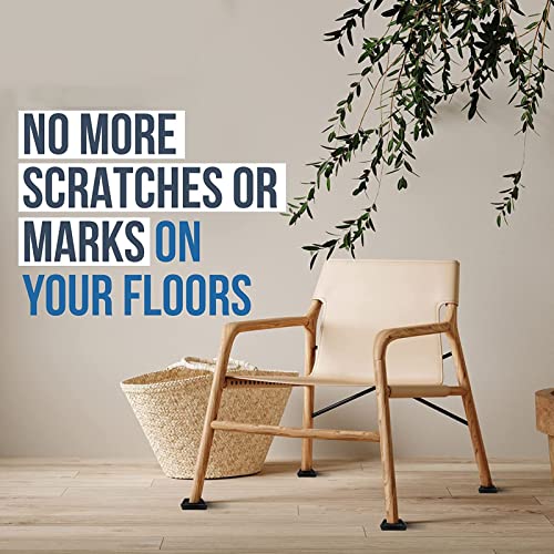 Non Slip Furniture Rubber Pads, 8 Pieces Anti Vibration Pads Rubber Mat Bed Risers Washing Machine Support Feet Stabilizer Mat Furniture Protector