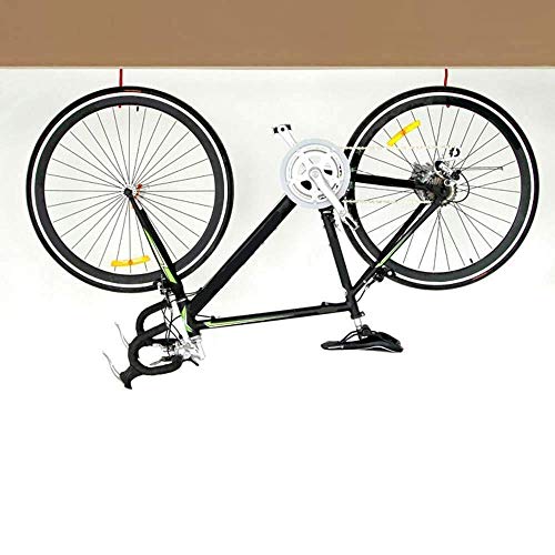 Bike Hooks Heavy Duty Bicycle Storage Hooks Set of 6,Screw-in Utility Storage Hangers Shed Garage Garden Hook Plastic Coated for Wall Mount/Ceiling Red