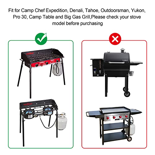 4 Pack Leg Levelers,Accessories for Camp Chef Explorer Stoves,Expedition, Denali, Tahoe, Outdoorsman, Camp Table and Big Gas Grill,Adjustable