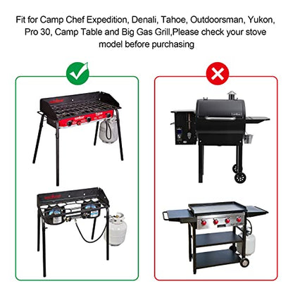 4 Pack Leg Levelers,Accessories for Camp Chef Explorer Stoves,Expedition, Denali, Tahoe, Outdoorsman, Camp Table and Big Gas Grill,Adjustable