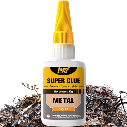 Metal Super Glue Liquid, Clear Instant Cyanoacrylate Adhesive for Metal Repair, All Purpose CA Glue for Shoe Ceramic Repair Plastic Leather Glass Wood Steel Pottery Porcelain Fletching Waterproof - size: 1oz-thin