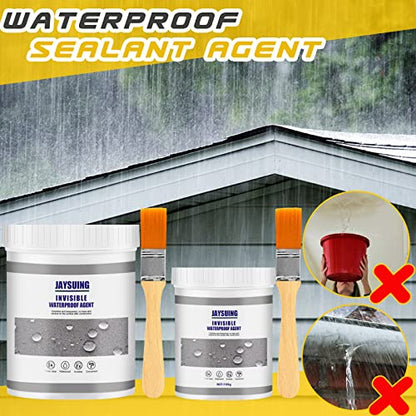 Jaysuing Invisible Waterproof Agent, Waterproof Insulating Sealant, Transparent Repairing Leak Waterproof Adhesive,Super Strong Bonding Sealant Invisible Waterproof Anti-Leakage Agent (100g*1pcs)