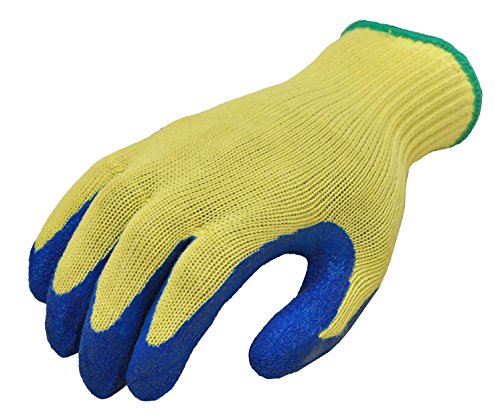 G & F 1607M Blue Kevlar Cut Resistant Work Gloves, Medium - size: Medium (Pack of 1)