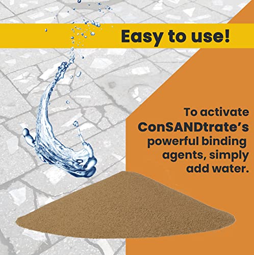 ConSandtrate Concrete Crack Filler - Brown - 3 lb. (Single Bottle) for Filling in Concrete Cracks on driveways, walkways and patios. - color: Brown