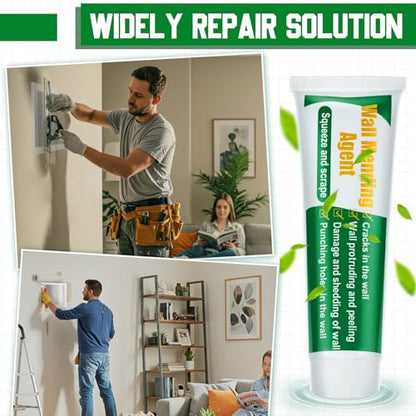 Landical 24 Pieces Large Drywall Repair Kit 4/6/8/12 Inch Drywall Patch Kits with Scraper, Wall Mending Agent Mending Heavy Duty Self Adhesive Mesh Patch for Large Hole Wall and Ceiling