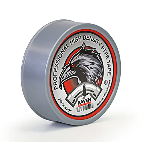 SUPPLYGIANT UUD34520H PTFE Thread Seal Tape for Plumbers, Gray 3/4 Inch x 520 Inch