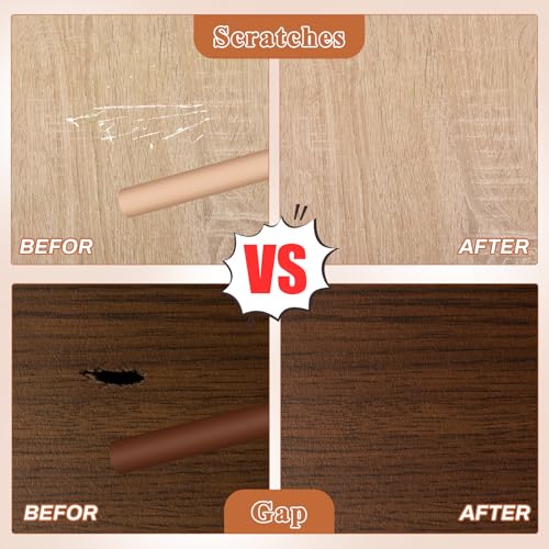 16PCS Furniture Repair Kit, Colorful Wood Filler Stick Floor Scratch Kits, Wooden Repair Wax Sticks for Repairing Scratches