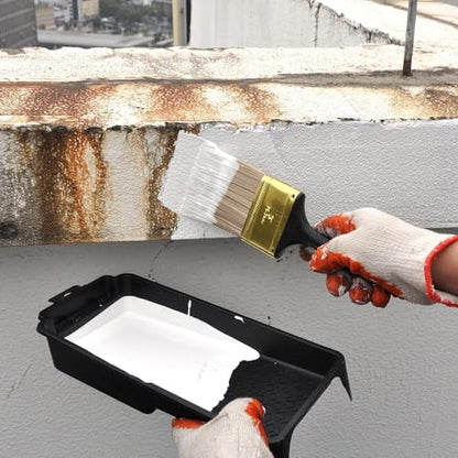 Great Andrew Paint Brushes, 30 PCS Great Value Multi use(3" 2" 1.5" 1" Flat &1.5" Angled) Paint Brush Pack, Paint Brushes Set for Home Furniture Fences Wall Trim - size: 30 Pcs, 1",1.5",2",3"&1.5"a