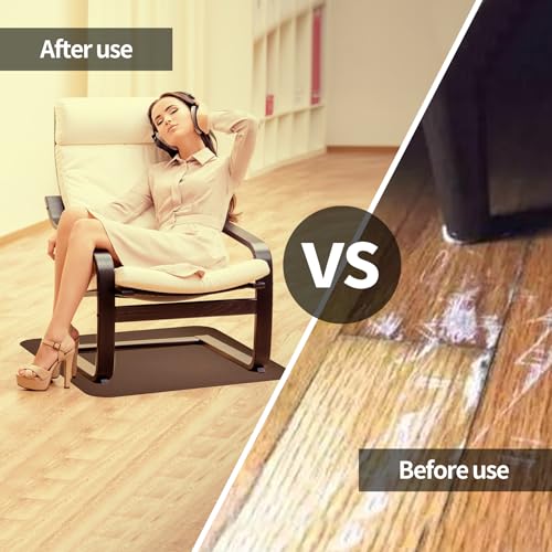 Recliner Pads for Hardwood Floors Non Skid Furniture Gripper Pad Floor Rubber Mat,Anti Slide Furniture Pad Hardwood Floor Protector,Swivel Chairs Recliner Mats Non Slip Recliner Grippers Coffee - size: Sq-Coffee-30"x30"
