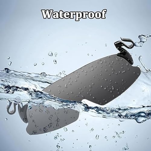 Clip Cap Sports Sunglasses, Clip on Sunglasses Outdoor Polarized Clip Cap Golf Cycling Fishing Sunglasses for Men - color: Blue