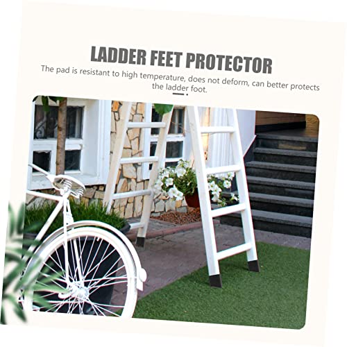 ORFOFE 4pcs Non-Slip Ladder Pad Staircase Step Treads Stair Protectors for Carpeted Stairs Easy Install