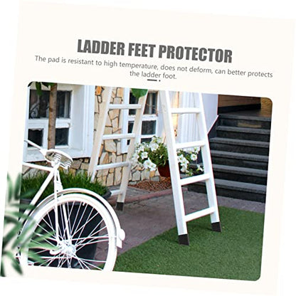 ORFOFE 4pcs Non-Slip Ladder Pad Staircase Step Treads Stair Protectors for Carpeted Stairs Easy Install