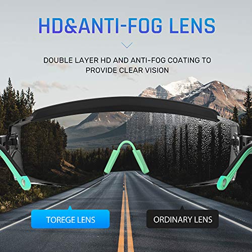 Anti Fog Safety Glasses Safety Goggles Over Glasses Protective Glasses with Anti Scratch Lenses Adjustable - color: Green
