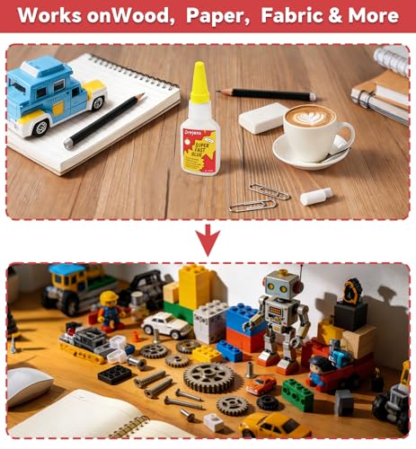 Super Glue for Plastic Fast-Drying Plastic Model Glue Strong Adhesive 3D Print, Car, PVC, Acrylic, Craft, Wood, DIY Craft 1.06 oz - size: 1.06 Oz
