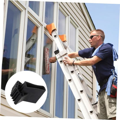 Mipcase 2Pcs Non Slip Ladder Feet Pads Durable Cushion Covers for Extension Step Ladders Wear Resistant Foot Mats for Enhanced Stability and Floor Protection