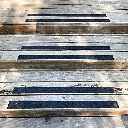 COSIMIXO 2" x 35Ft Heavy Duty Anti Slip Tape,Best 80grit Friction,Grip,Abrasive for Stairs Outdoor/Indoor Waterproof Grip Tape Safety Non Skid Tread Staircases Anti-Slip Traction Tape Black - size: 2" x 35Ft Black