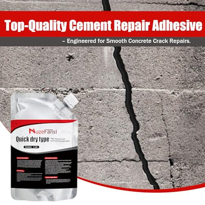 Asphalt Crack Filler,Concrete Crack Sealant,Asphalt Self-Leveling Cement Filler for Driveways, Walls, Patios, Garage Floors – Quick-Dry, Strong Bond(2 PCS) - style: 2 Pcs,2.22LB