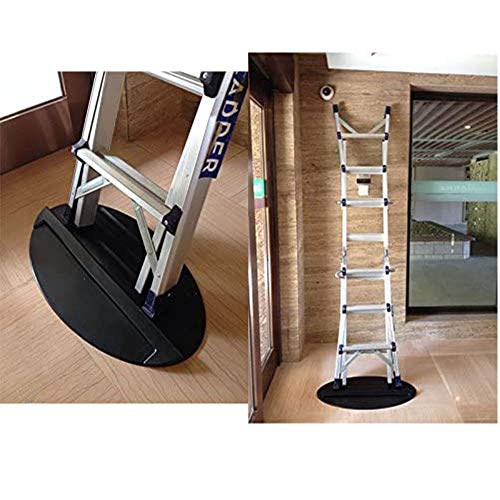 Extension Ladder Anti Slip Stop Pad Mat,27"x15.7" Non-Slip Rubber Telescoping Stepladder Ladder Stabilizer Accessories, Anti-Skid Anti-Slip Stopper Safety for Floor Protect Protection