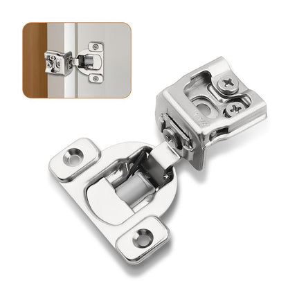 Probrico 1 Pair -2 Pcs 1-1/4 Inch Overlay Cabinet Hinges, Stainless Steel Soft Close Face Frame Hinges for Kitchen, Concealed Self-Closing Door Hinges - size: 1-1/4 Inch