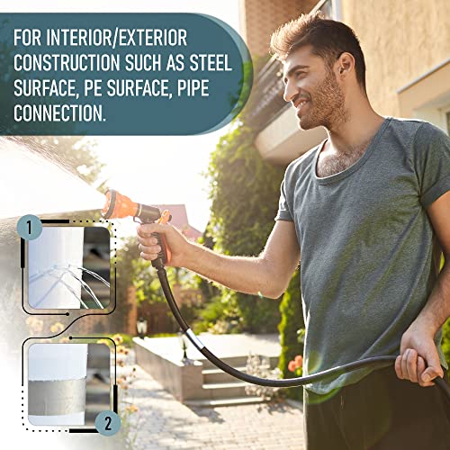NOON'S UP Super Butyl Tape 16 Feet (Length) / 4 Inch (Width) / 1mm (Thickness) - Butyl sealant Tape, RV, Leak Proof for RV Repair, Pipe, Concrete, Steel Surface (Pack of 1)