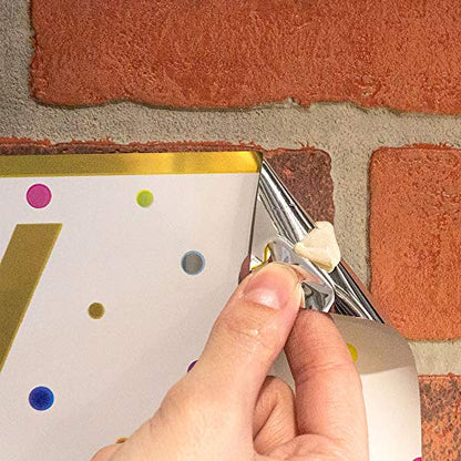 Gorilla Mounting Putty, Natural Tan Color, 84 Pre-Cut Squares (Pack of 8) - Non-Toxic Removable & Repositionable Wall Putty - size: 8 - Pack, style: 2 Ounce
