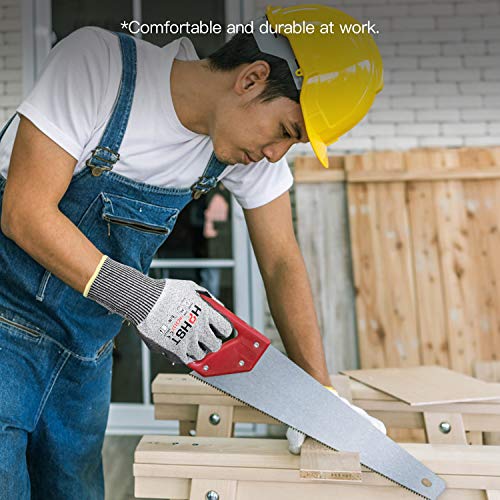 Cut Resistant Gloves Level A6 Cut Proof Work Gloves Smart Touch - color: 1 Pair, size: Medium (Pack of 1)