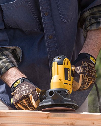 Mechanix Wear X-Large Durahide Leather Work Gloves with Secure Fit, Brown - size: X-Large