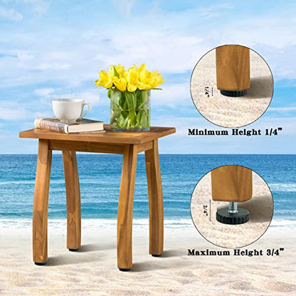 1/4" Threaded Table/Chair/Furniture Feet Levelers Screw in Threaded (12 Pack) Adjustable Leveling Foot Pads Glides Screw on for Bar Stool/Bench/Bed/Cabinet/Desk/Dresser/Wood Legs(Black,Nylon,1/4-20) - size: No Threaded Inserts