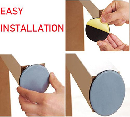 1.16" Adhesive Furniture Sliders -Furnigear Chair Glides PTFE Mover Slide on Furniture & Kitchen Appliances Slider Easy and Safely - Best Furniture Sliders for Carpet Hardwood Floors (grey-16 Pack) - size: 1.16" Adhensive, grey- 16pack