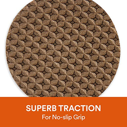 Scotch Gripping Pads, 8 PCS Non-Slip Furniture Pads for Hardwood Floors, Round, Brown, 1.5" - size: 1-1/2", style: 32 Pads