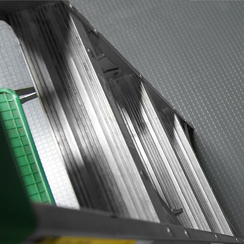 Rubber-Cal Block-Grip Rubber Runner Mat - 2mm x 4ft x 12ft Rubber Rolls - Dark Gray - size: 2mm x 4 x 12-Feet