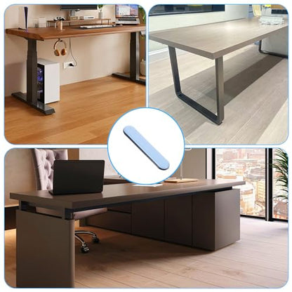 8 PCS Furniture Sliders Gliders, Self-Adhesive Floor Protector Pads Rectangle Furniture Sliders Furnitures Moving Pads Furnitures Feet Protectors for Carpeted, Hardwood Floors