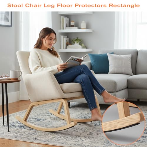 30 Pcs Non Slip Furniture Pads Furniture Grippers Hardwood Floors Thick Self Adhesive Feet Anti Slide Furnitures Floors Protectors Non Skid for Furnitures Legs for Keep Couch Stoppers