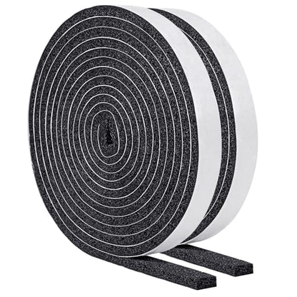 Yotache Open Cell Self-Adhesive Foam Seal Tape 1/2" x1/4", Weather Stripping for Door Insulation, Soundproof, Weatherstrip, 13 FT x 2Pcs - size: (0.5"×1/4") 26FT
