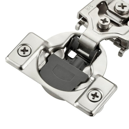 Ravinte 2 Pack 1 Pair 3/8 inch Overlay Soft Close Kitchen Cabinet Hinges Stainless Steel Adjustable Kitchen Hinges Satin Nickel Cabinet Hardware - size: 3/8 inch Overlay
