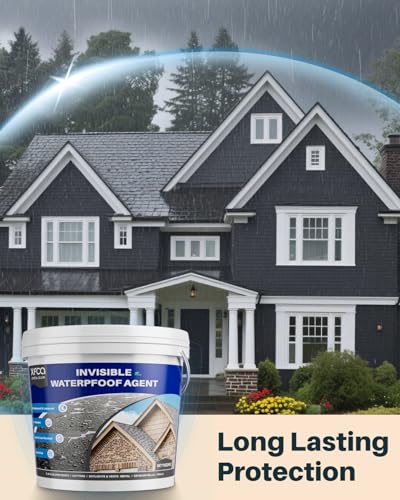 Transparent Waterproof Coating,70oz Clear Waterproof Sealant,Invisible Waterproof Agent for Roofs Walls,Garden,Bathroom,Kitchen Indoor & Outdoor Waterproof Adhesive - size: 70oz