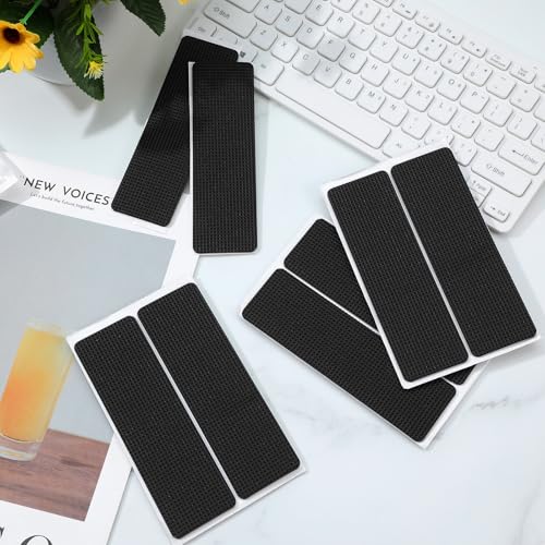 16pcs No Slip Furniture Grips for Wood Floor,Thick EVA Keep Furniture from Sliding on Floor On Floors, 5.7 X 1.8 in Adhesive Recliner Pads for Hardwood Floors