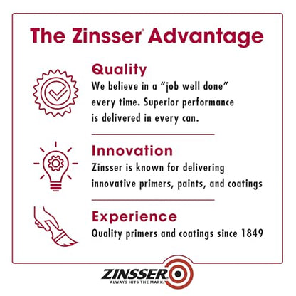 qt Zinsser 276087 White Zinsser, Mold Killing Primer Water-Based Mold Killing Primer - size: 32 Fl Oz (Pack of 1)