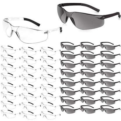 Salfboy Safety Glasses for Men Women ANSI Z87.1 Safety Glasses Bulk Protective Eyewear Scratch-Resistant - color: 50 Mixed