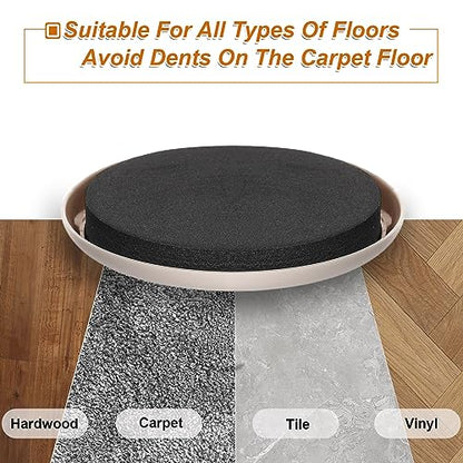 Furniture Sliders for Carpet, 16 PCS - 3.5 Inch Reusable Furniture Movers Sliders, Heavy Duty Furniture Moving Pads for Easily and Safely Move Your Furniture - size: 3.5 Inch 16 Pcs