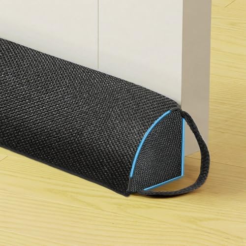 Draft Stopper for Bottom of Door, 32 Inch Heavy Duty Triangle Door Draft Stopper, Door Sweep Seal Fits 0 to 2" Door Gaps, Door Seal Strip Bottom, Noise/Air/Door Guard Saving Energy - size: 32inches