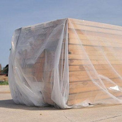 Plastic Sheeting (10' x 25') Long, 6 Mil Polyethylene Film & 12 Pack of Painters Plastic Drop Cloth 9x12 Feet.