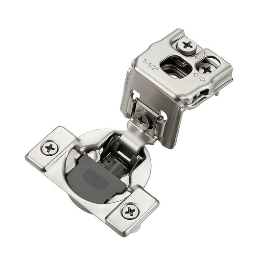 HOME EDIT 2 Pack 1 Pair 1-1/2 inch Overlay Soft Close Cabinet Hinges for Kitchen, Stainless Steel Three-Way Adjustable, Concealed Self-Closing Door Hinges - size: 1-1/2 inch Overlay