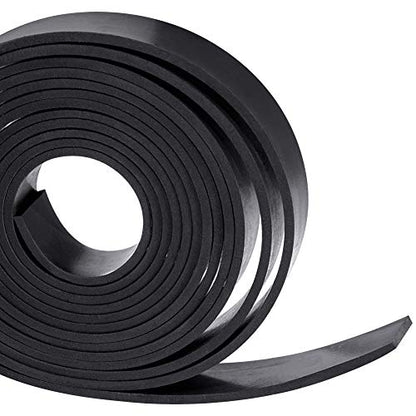 TORRAMI Solid Neoprene Rubber Strips Roll 1/16 (.062) inch Thick X 1 inch Wide X 10 Feet, for DIY Weather Stripping, Gasket, Seal - size: 1" Wide X 10' Long, style: 1/16 (.062)" Thick