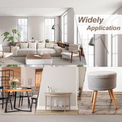 uxcell Furniture Pads, 24Pcs 1.4"x0.9" - Rectangle Self Adhesive Felt Furniture Pads, Hardwood Floor Protectors for Furniture Feet Chairs Legs (Beige) - color: Beige