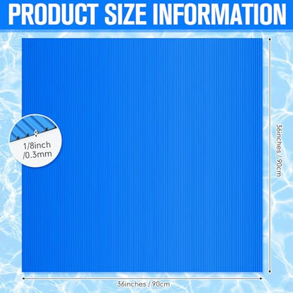 Breling 36" x 36" Swimming Pool Ladder Mat, Protective Pool Ladder Pad Step Mat with Non Slip Texture for Above Ground Swimming Steps Liners and Stairs(Vertical Striped) - size: 36" X 36", style: Vertical Striped