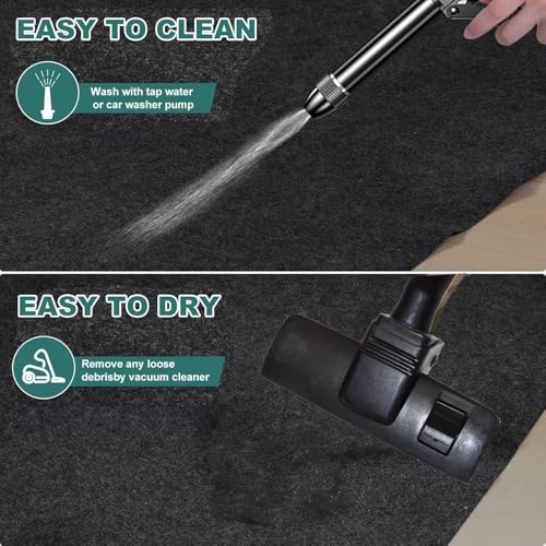 Oil Spill Mat, Garage Floor Mat for Under Car, Absorbent Oil Pad Waterproof Backing Protects Floor - size: 60*72*in