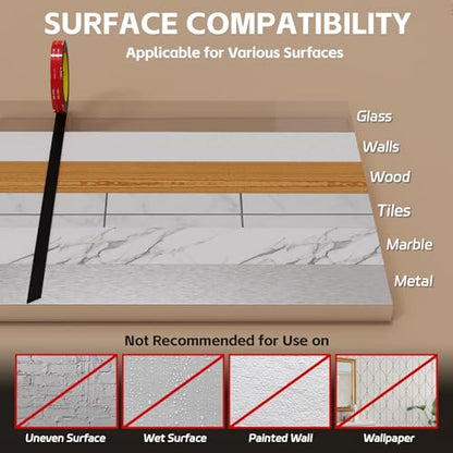 Double Sided Tape Heavy Duty, 2 in x 16.5 ft, Strong Adhesive Waterproof Mounting Tape for Car, Walls, LED Strip Light, Home & Office Décor - size: 2 in X 16.5 Ft